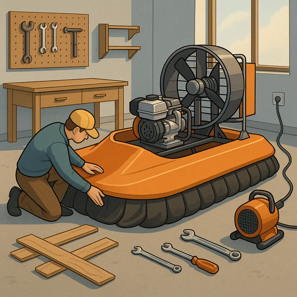 Troubleshooting Land Hovercraft: Skids, Blower Tuning and Transition Tests