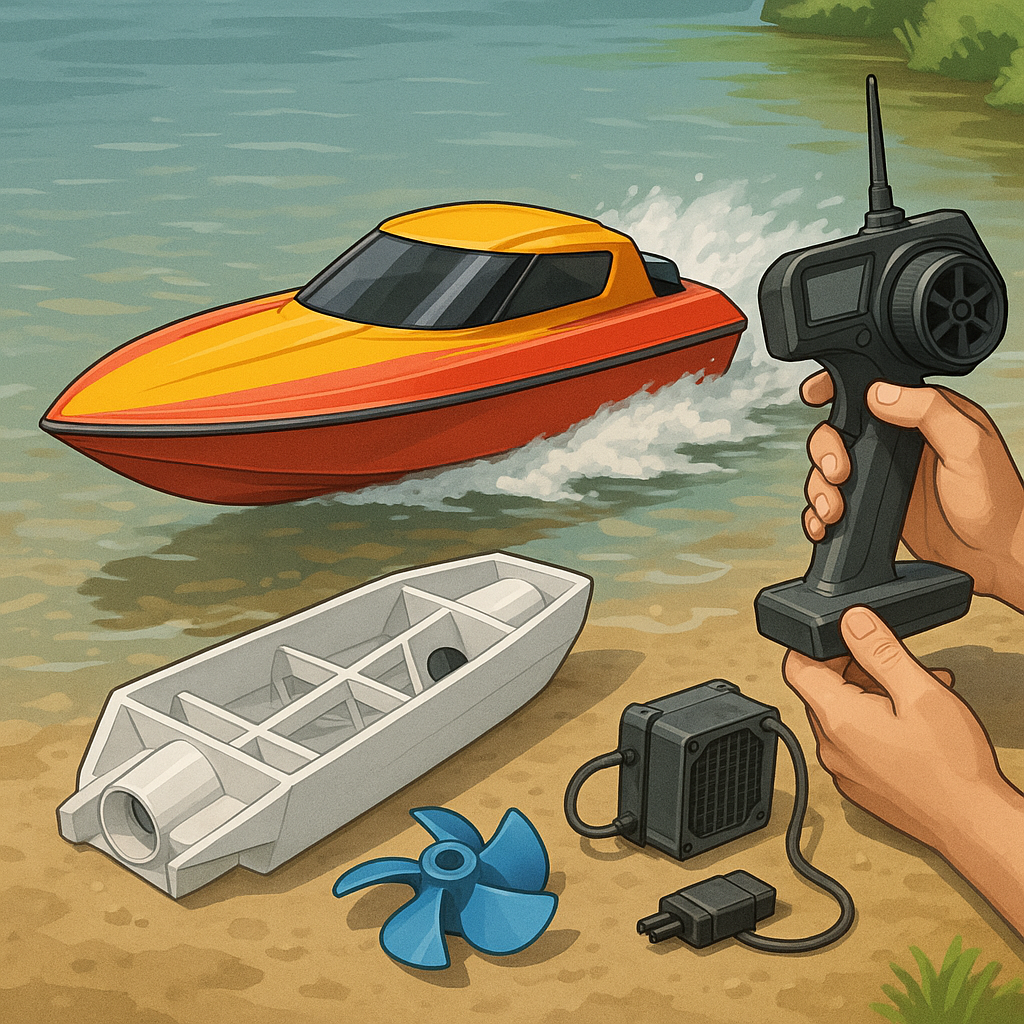 RC Jet Boats for Hobbyists: Practical Tips on Impellers, Shallow Water, 3D Printed Hulls and Cooling.