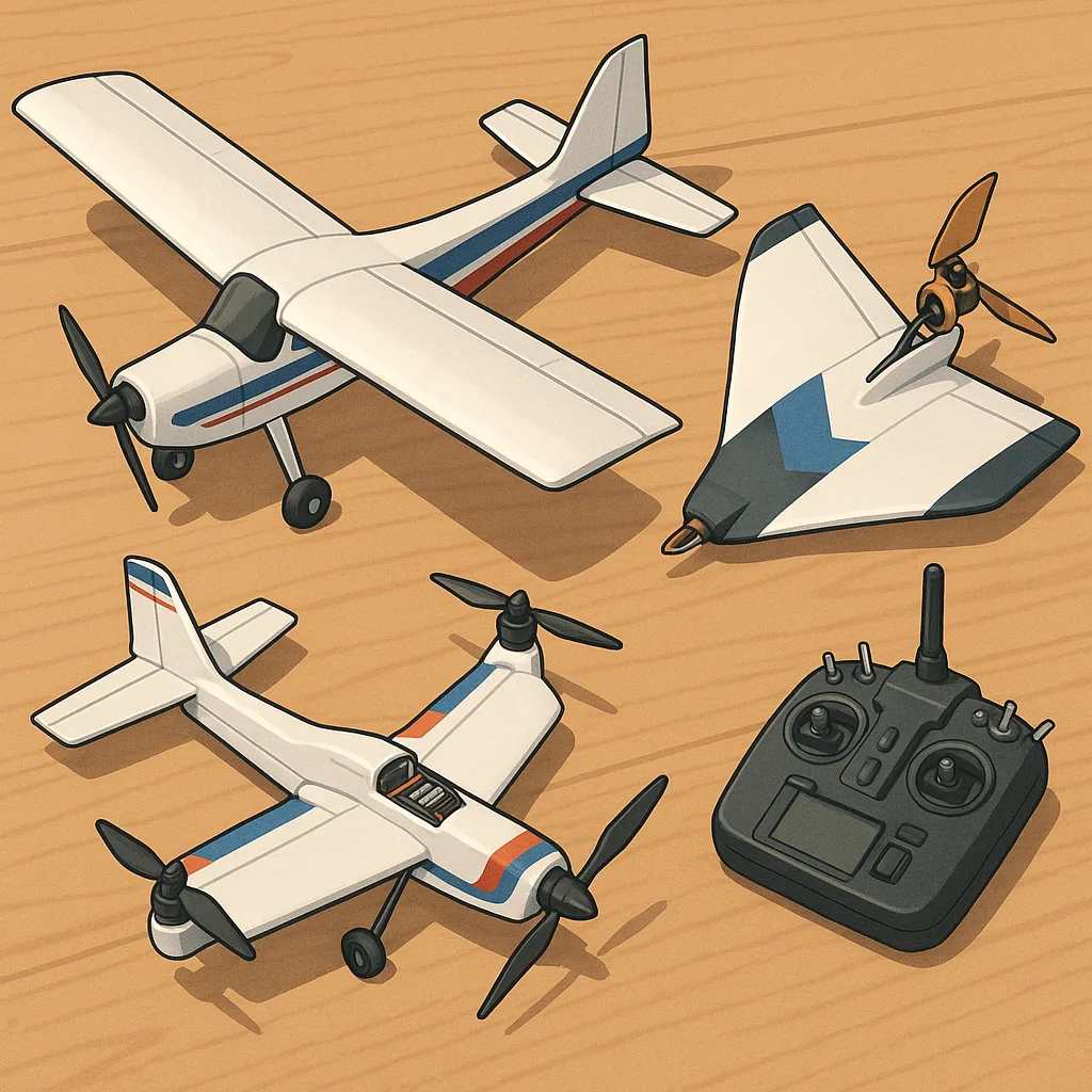 Step-by-step build log: foam trainers to FPV wings with VTOL and ELRS integration.