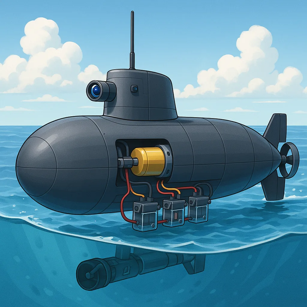 RC Submarine Build Log — Ballast, Fail-Safe Surfacing, Waterproof Servos and FPV.