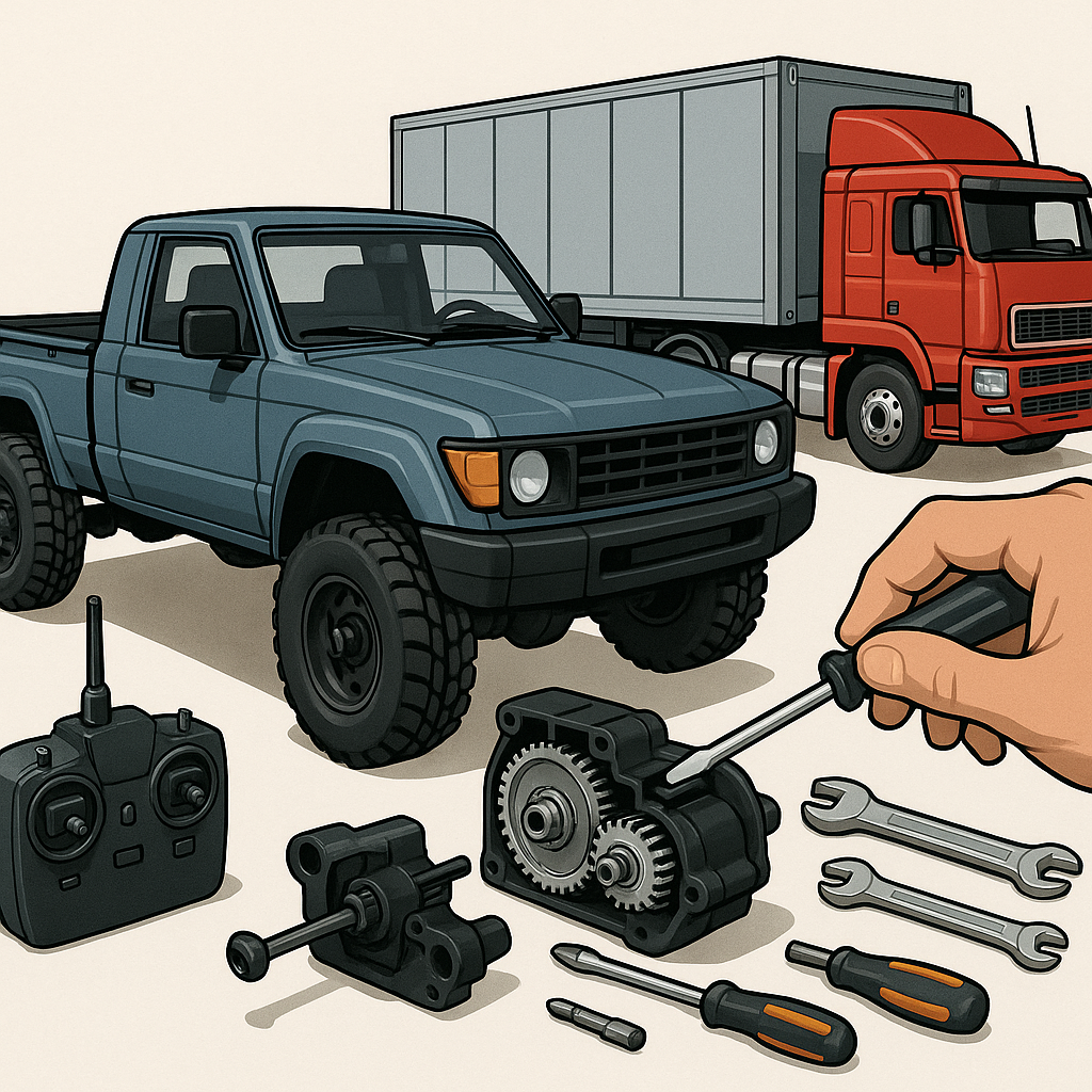 Troubleshooting RC Trucks and Haulers: Gearboxes, Trailers, Scale Detail and Multi-Speed Systems.