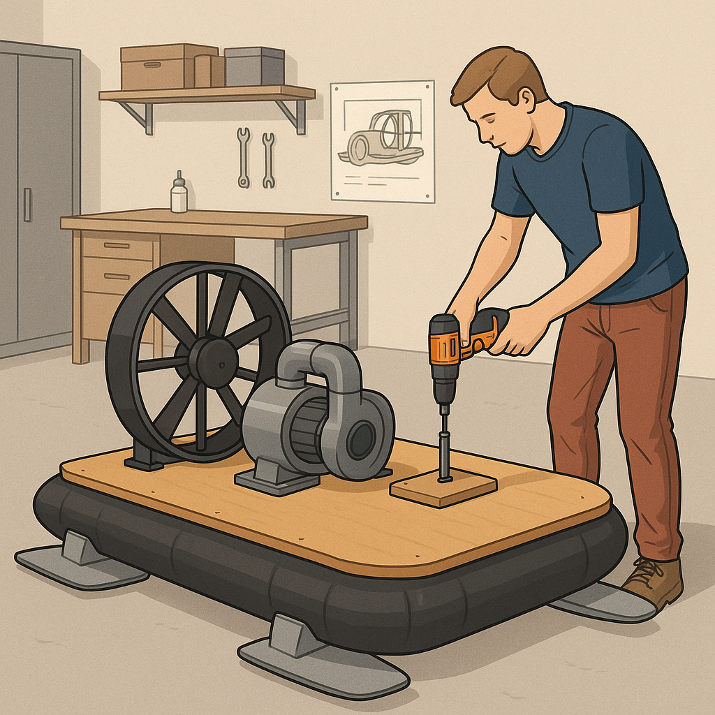 Land Hovercraft Projects for Hobbyists: Skids, Blowers and Transition Testing