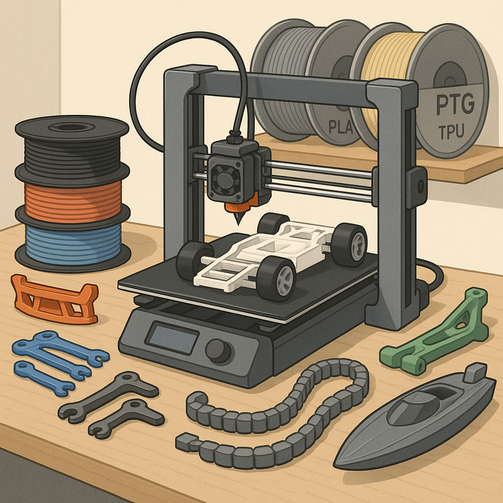 3D Printing Tips and Tricks for Hobbyists: PLA, PETG, TPU and RC Parts