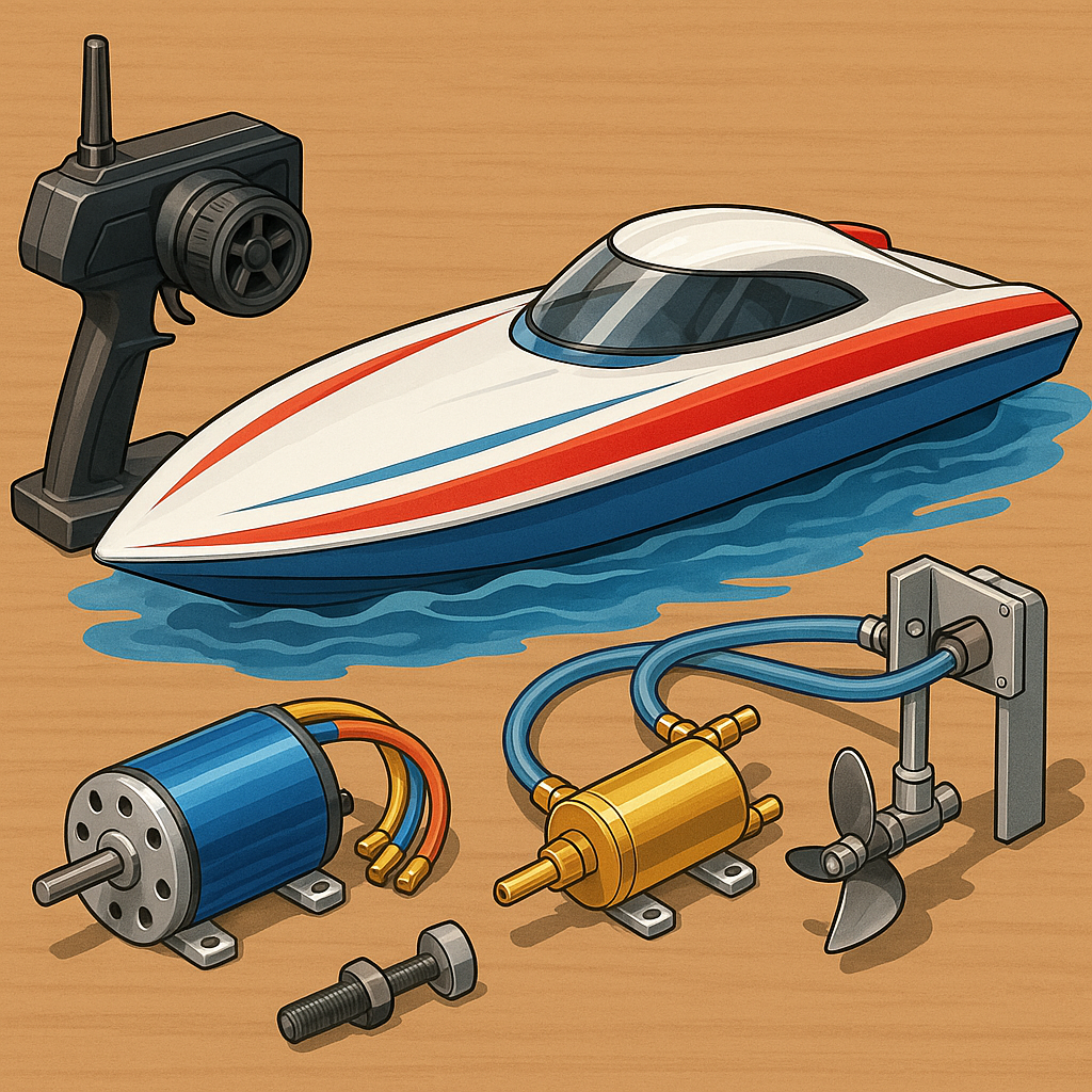 Beginner's Guide to RC Boats: Hulls, Motors and Cooling.
